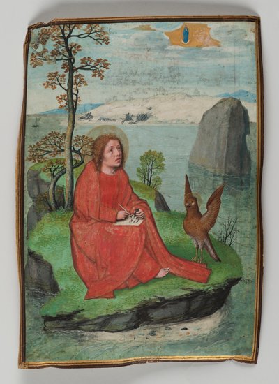 San Giovanni che Scrive a Patmos da Simon Bening